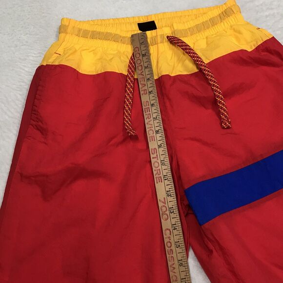 Vintage NIKE Flight Warm Up Jogger Men S Color Block Nylon Drawstring Elastic - Picture 10 of 16